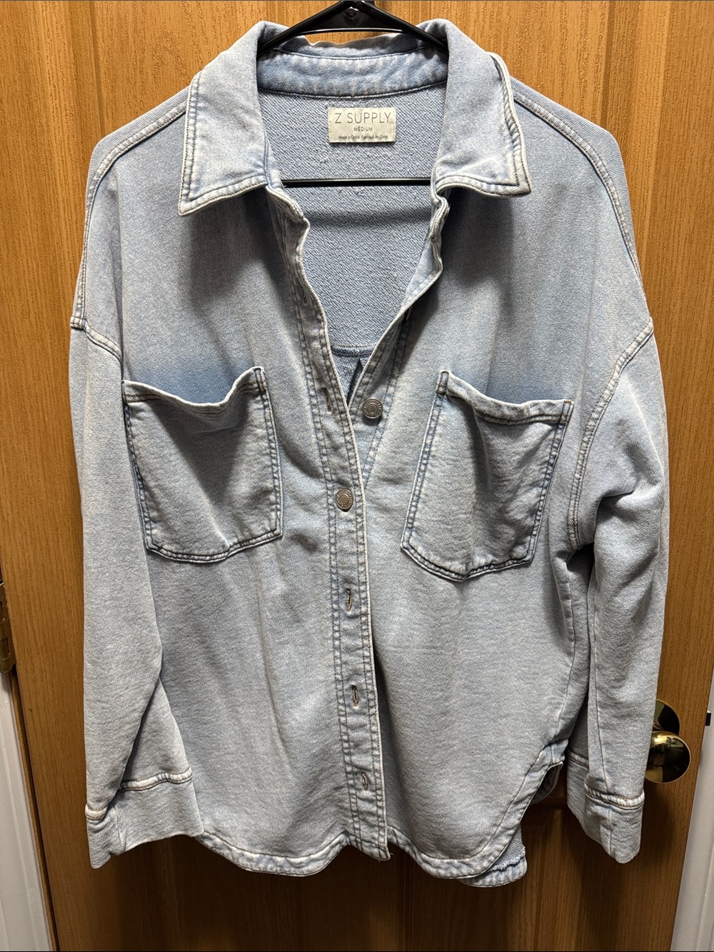 Z Supply All Day Knit Denim Jacket